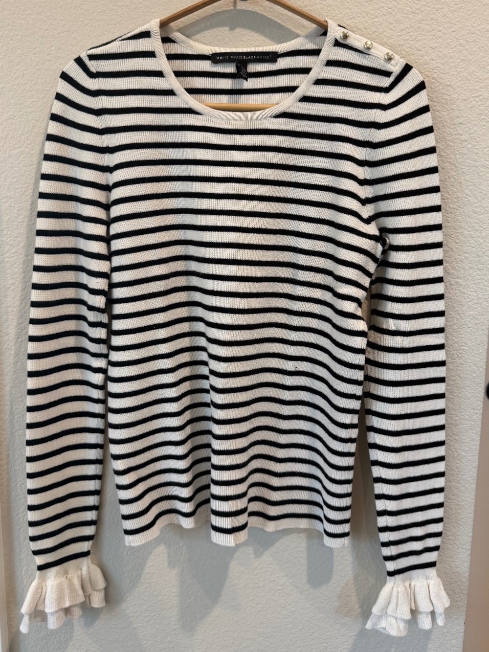 White House Black Market Striped Sweater